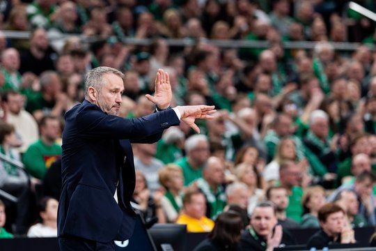 Po išvargtos pergalės T. Masiulis kalbėjo apie S. Francisco pasuktą koją ir gąsdinačią Šaro kariauną