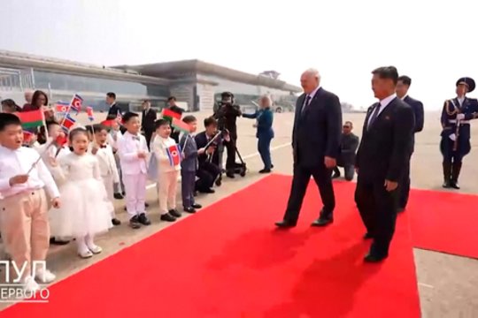 Oficialus A. Lukašenkos vizitas Šiaurės Korėjoje: atvyko vienu tikslu