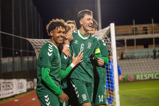 Vaikinų U19 futbolo rinktinė nustelbė Azerbaidžano atstovus