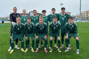 U17 rinktinė pergalingai pradėjo atrankos turnyrą Bulgarijoje