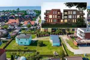 Seną namą prie jūros keis naujas daugiabutis