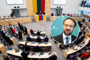 Seimas apsisprendė dėl tolesnio G. Šimkaus likimo Lietuvos banke  