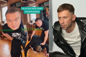 Pas P. Aršauską apsilankęs E. Dragūnas stojo į netikėtą dvikovą: internautams užkliuvo viena detalė