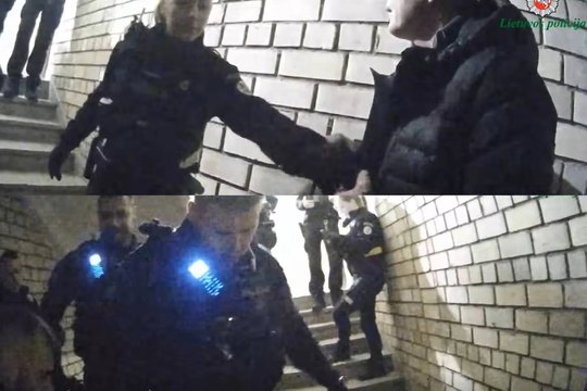 Melagingai apie žmogžudystę pranešęs kaunietis jau paguldytas ant žemės sulaukė policininko spyrio: narpliojami ir pareigūno veiksmai
