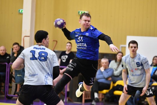 Lyderių dvikovą laimėję „Dragūno“ rankininkai tiesiausiu keliu žengė į pusfinalį