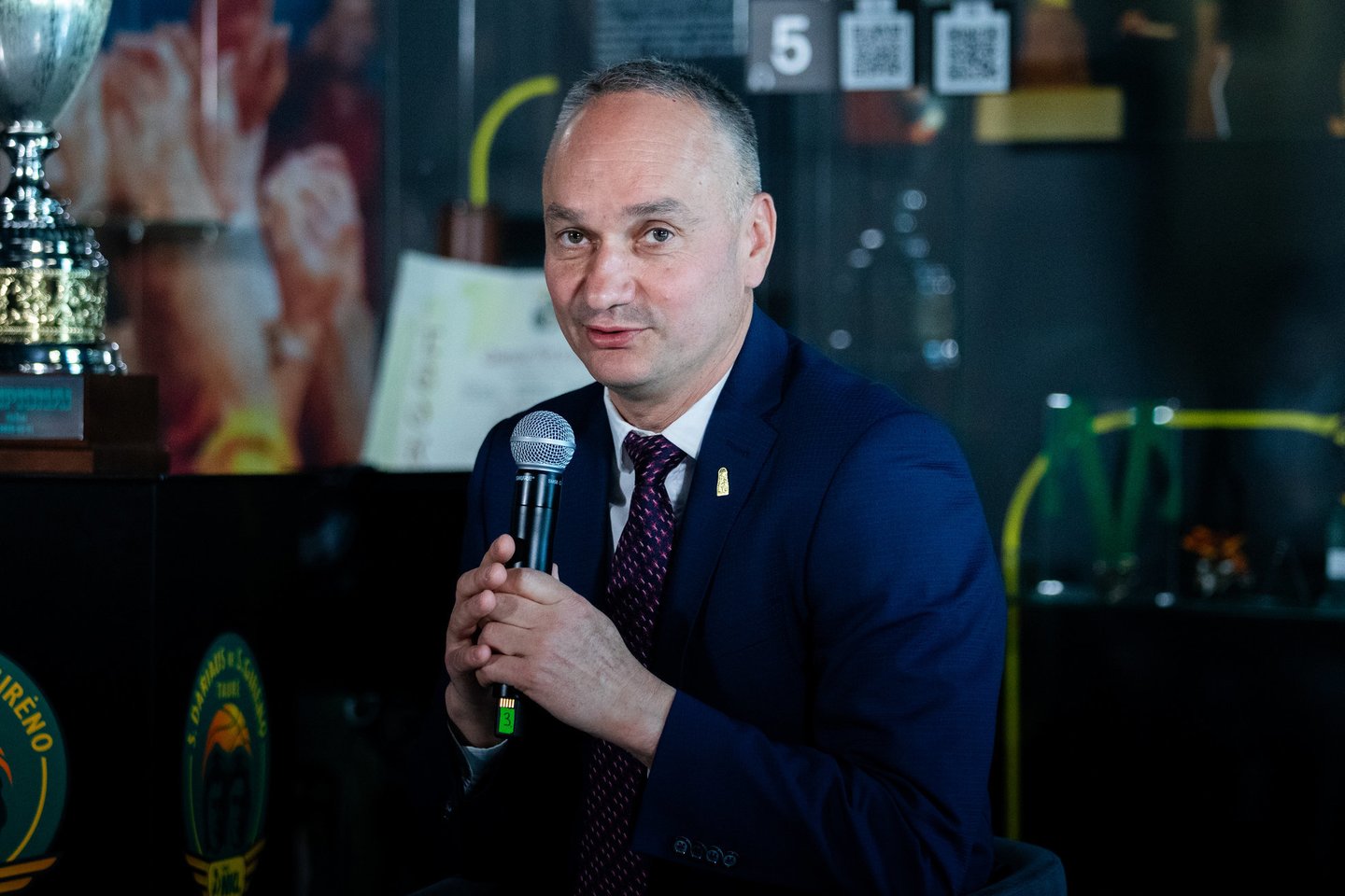 Asociacijos „Lietuvos krepšinis“ vadovas Mindaugas Balčiūnas<br>R. Repčinsko nuotr.