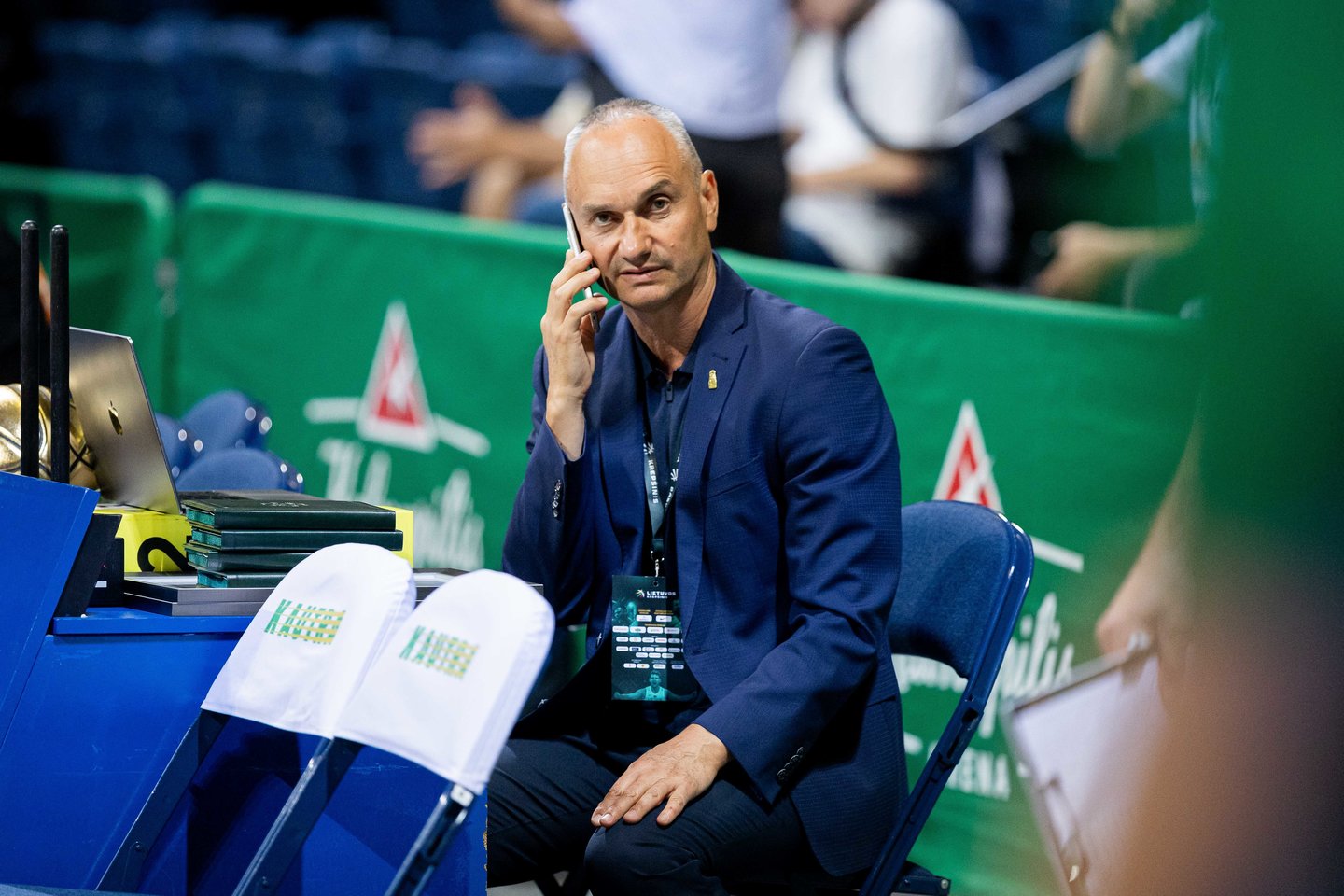 Asociacijos „Lietuvos krepšinis“ vadovas Mindaugas Balčiūnas<br> ELTA/D.Labučio nuotr.