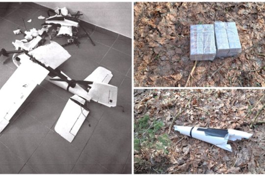 Iš Baltarusijos – bepilotis orlaivis su cigaretėmis: pasieniečiai nutupdė skraidyklę
