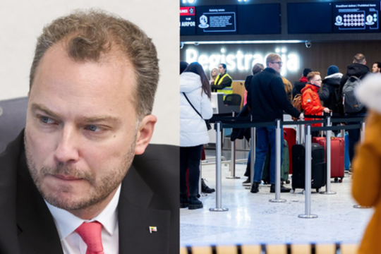 Po atšaukto svarbaus tiesioginio skrydžio – J. Taminskas pasirinko kalbėti su kitu Londono oro uostu