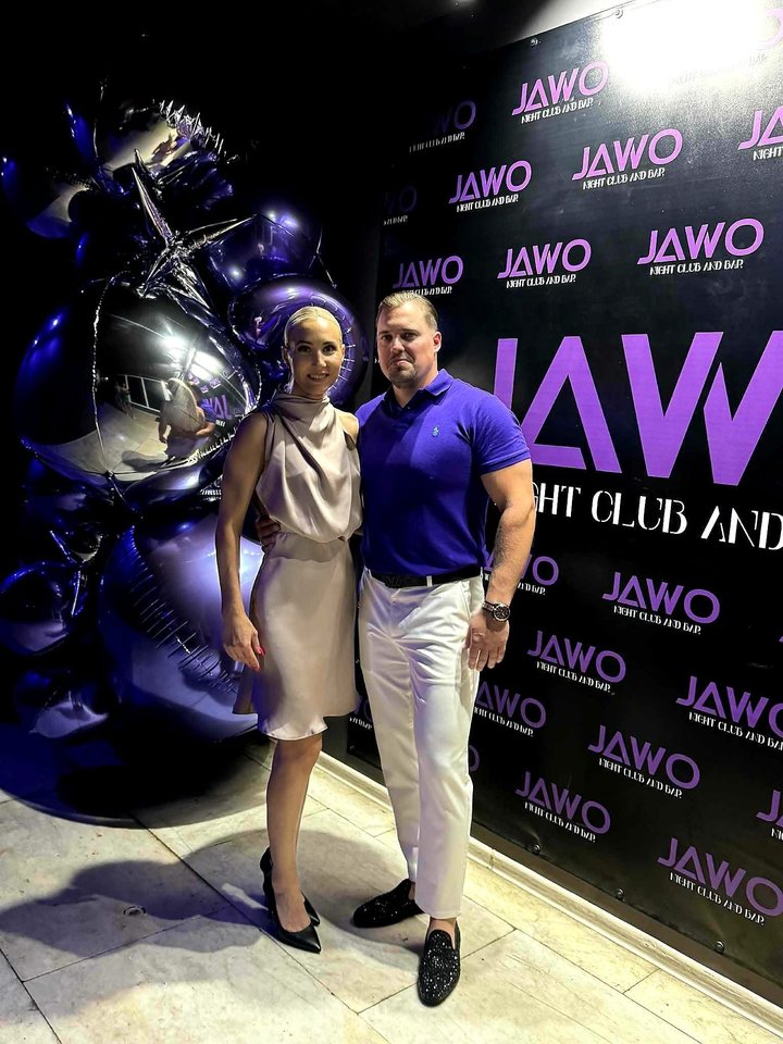 Paulius Jovarauskas ir jo partnerė Gražina.<br>P. Jovarausko asmeninio archyvo nuotr.