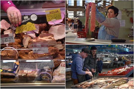 Istoriniame Rygos turguje – bruzdesys, bet pirkėjai skaičiuoja kiekvieną eurą: „Tenka taupyti“