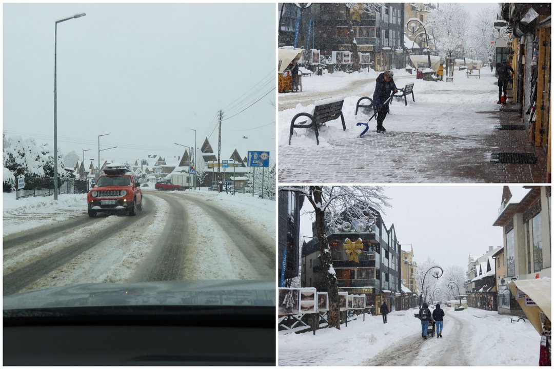 Į dalį Europos sugrįžo žiema: sniegas užklojo ir lietuvių pamėgtą Lenkijos kurortinį miestelį