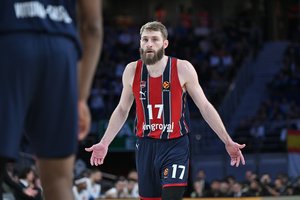 Aštuonis pralaimėjimus iš eilės turėjusi „Baskonia“ su G. Radzevičiumi pagelbėjo „Žalgiriui“