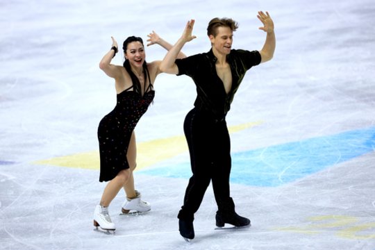 S. Ambrulevičių ir A. Reed pasaulio dailiojo čiuožimo čempionate nuo medalio skiria 5,43 balo