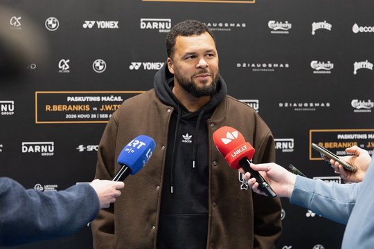 Jo-Wilfriedas Tsonga: „Sujaudintas galimybės būti Ričardo Berankio šventės dalimi“