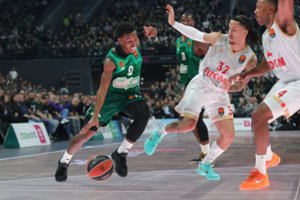 Dviejų Eurolygos kaimynų žūtbūtiniame mūšyje „Panathinaikos“ su M. Grigoniu prispaudė „Monaco“