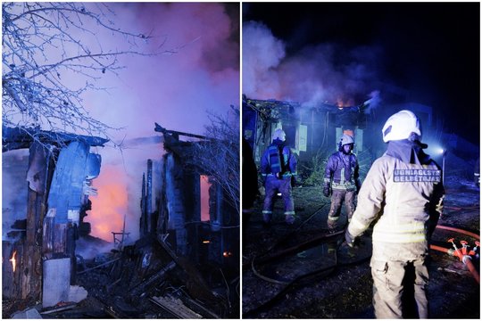 Sudegusioje sodyboje Kaišiadorių r. rasti žmogaus kaulai