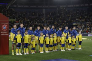 Ukrainos futbolo rinktinė buvo apvogta: paimta daiktų už tūkstančius eurų