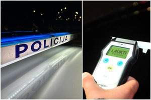 Vilniaus ir Ukmergės rajonuose avarijas sukėlė girti vairuotojai