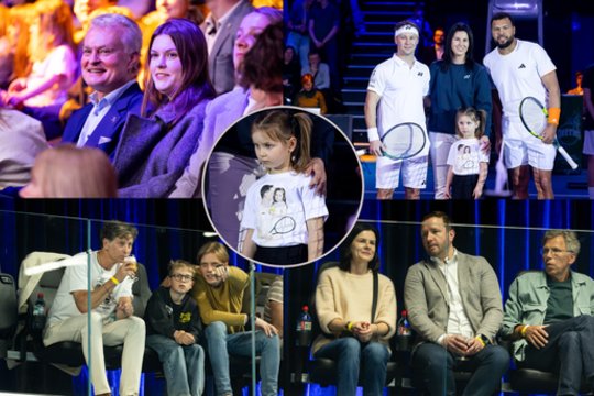 Paskutinis Ričardo Berankio mačas SEB arenoje pritraukė žinomus žmones: tarp jų – ir G. Nausėda su dukra, ir D. Mockus