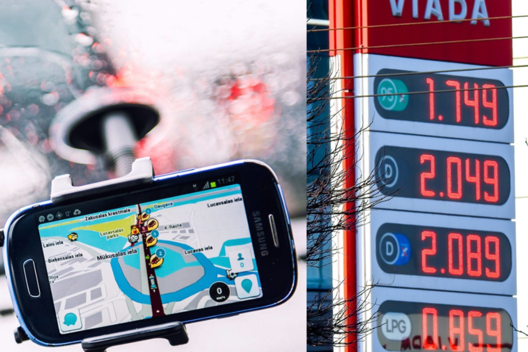 Dėl rekordinių degalų kainų net „Waze“ kūrėjams teko tobulinti sistemą