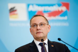 Vienas Vokietijos AfD lyderių paragino iš šalies išvesti visus JAV karius