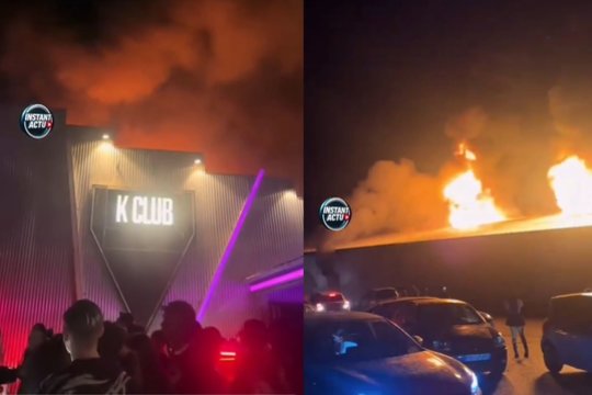 Vokietijoje – didelis gaisras: užsidegė naktinis klubas, šimtai žmonių evakuoti