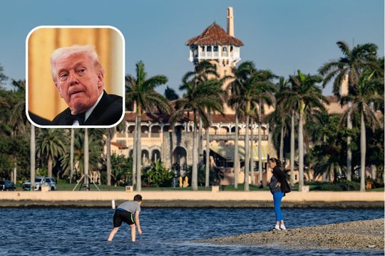 Netoli D. Trumpo valdų Floridoje kariškiai perėmė civilinį lėktuvą