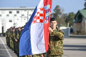 R. Kaunas: NATO sąjungininkų įsipareigojimai nesikeičia – Kroatijos kariai lieka Lietuvoje