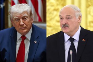 D. Trumpas viešai padėkojo A. Lukašenkai