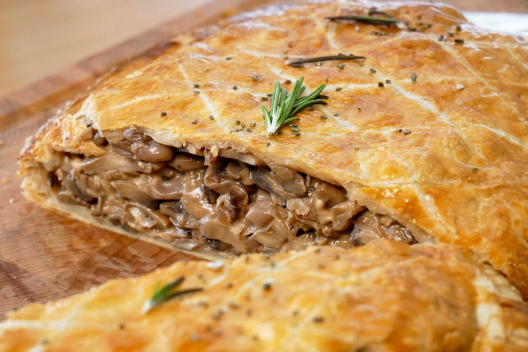 Traškus ir aromatingas grybų pyragas: tikra šventė skonio receptoriams