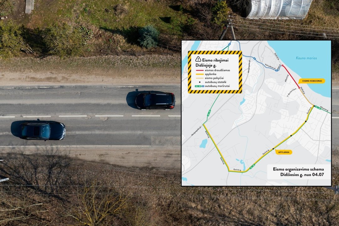 Kauniečius informuoja apie laukiančius gatvių tvarkymo darbus: „Kantrybės prireiks“