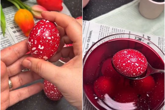 Siūlo negirdėtą kiaušinių marginimo būdą su paprastu produktu: rezultatas gniaužia kvapą