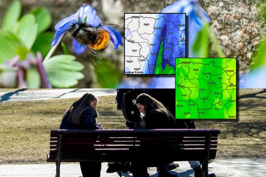 Artėjant Velykoms – patikslinta prognozė: kur merks lietus ir kandžiosis šalnos