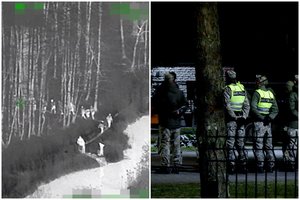 Seniai regėto masto migrantų apgultis Lietuvos pasienyje: brovėsi didžiulis būrys „nelegalų“
