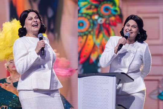 Ant „Auksinių svogūnų“ scenos – lyg du vandens lašai į D. Nausėdienę panaši garsi dainininkė: nustebino ne vieną