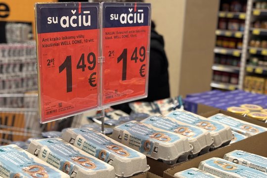 Kur Velykoms pirkti kiaušinius? „Maxima“ su „Ačiū“ kortele jų kaina – 1,49 Eur
