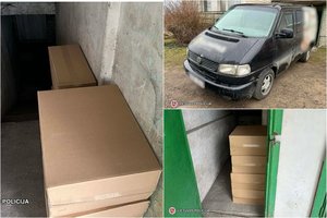 Tauragės kriminalistai išaiškino dar vieną kontrabandos atvejį – cigaretės slėptos rūsyje