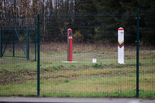 Surasti pasienyje su Lenkija anksčiau pabėgę du migrantai