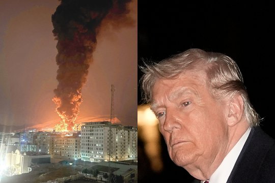 Karas Irane. D. Trumpas siunčia aiškią žinią Iranui dėl karo pabaigos