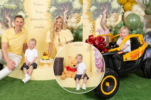 Stumbrų sūnaus gimtadienyje – pasakų personažai ir įspūdinga dovana: „Niekada nepamiršime“