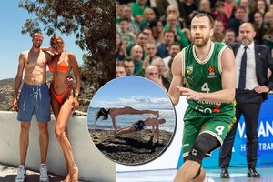 Pribloškė naujas Luko Lekavičiaus ir jo žmonos kadras: demonstravo ypatingus sugebėjimus