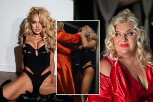 Paviešintas netikėtas D. Bilevičiūtės ir O. Pikul vaizdo įrašas: kibo į atlapus