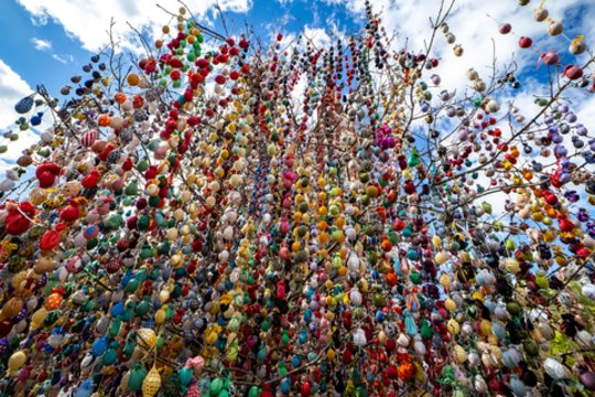 Švėkšniškių kraityje – virš trisdešimt tūkstančių margučių: pasigrožėti plūsta iš visos Lietuvos