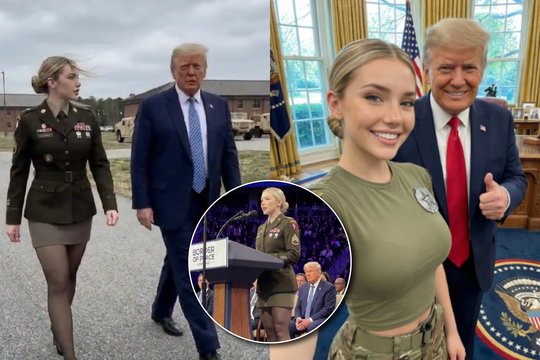 Paaiškėjo kraupi tiesa apie milijonus sužavėjusią „kariuomenės gražuolę“: buvo siejama su D. Trumpu