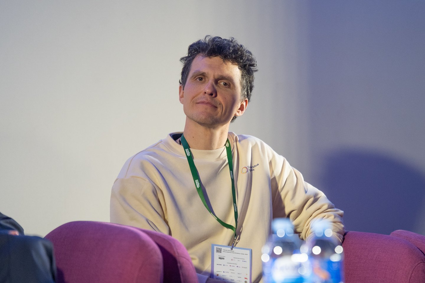 Demokratinės mokyklos vadovas Nerijus Buivydas.