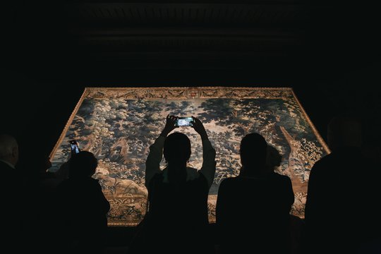 Kilmingi siūlai: kaip gobelenai Lietuvos valdovų reklamą audė