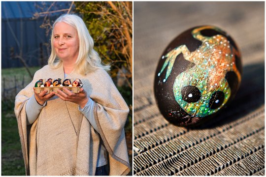 Margučiai lyg meno kūriniai: žinomos kūrėjos juos puošia varlių ir bebrų atvaizdais, margina surūdijusia geležimi