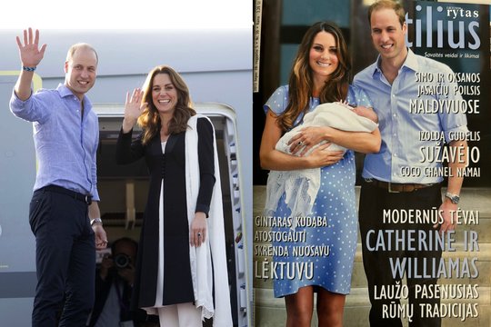 Tada ir dabar: kaip nuo 2013-ųjų pasikeitė princo Williamo ir Catherine Middleton gyvenimai?