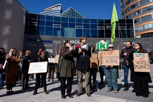 Vilniuje – protestas prieš savivaldybės planuojamus Neries vagos gilinimo darbus